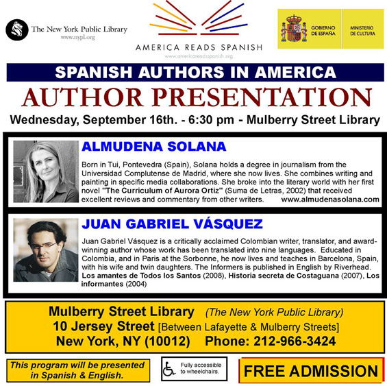 Almudena Solana, presentaci�n en Nueva York el 16 de Septiembre